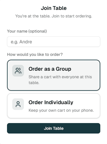 Shared & Individual Tabs